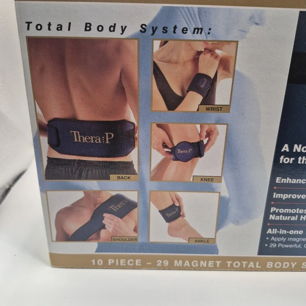 HoMedics Thera P Magnetic Therapy System Total Body 8 Piece - 29 Magnets READ
